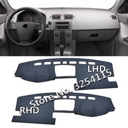 PU Leather Dashmat Suede Dashboard Cover Pad Dash Mat Carpet Car Styling For Volvo V50 C30 S40 C70 G2 2004 -2012 2005 20060-2015