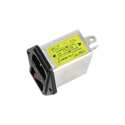 TOMZN Lighted AC filter communication audio power supply filter EMI anti-interference CW2B-1A-TL(D2) 3A 6A 10A