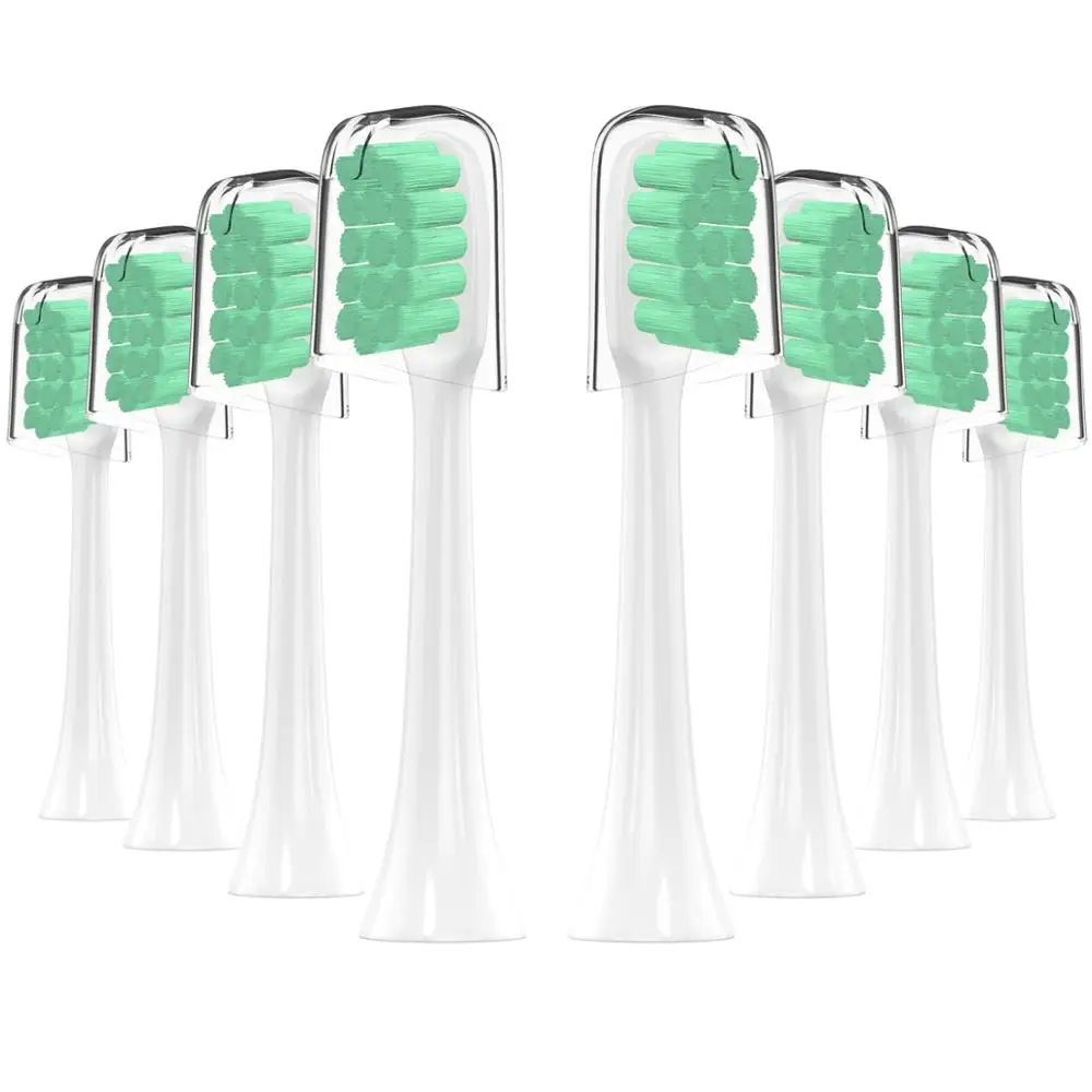 Cabezales de repuesto para cepillo de dientes xiaomi Soocas X3 X1, Limpieza Profunda, Grado Alimenticio, PP, saludable, Sónico, 8 unidades