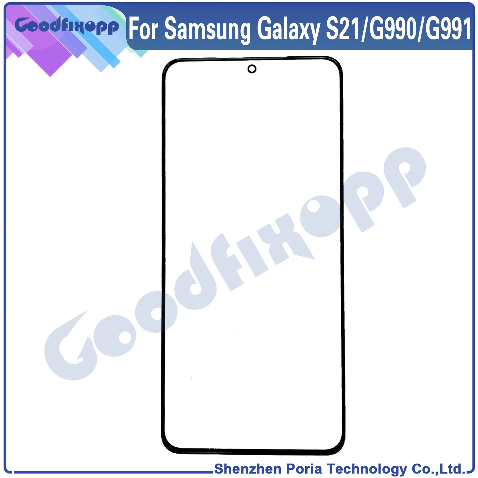 For Samsung Galaxy S21 4G G990F LCD Display Touch Front Outer External Lens For Samsung S21 5G SM-G991B/DS G991U Glass Screen