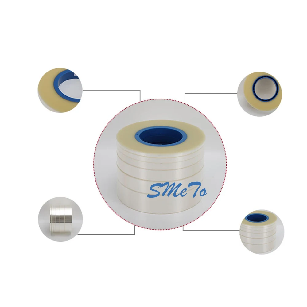 Self-Adhesive SMT Cover Tape 9.3 13.3 21.3mm 200M Transparent Dark Brow Anti-Static Cover Tape Cold-Sealed Sticky Cover Tape