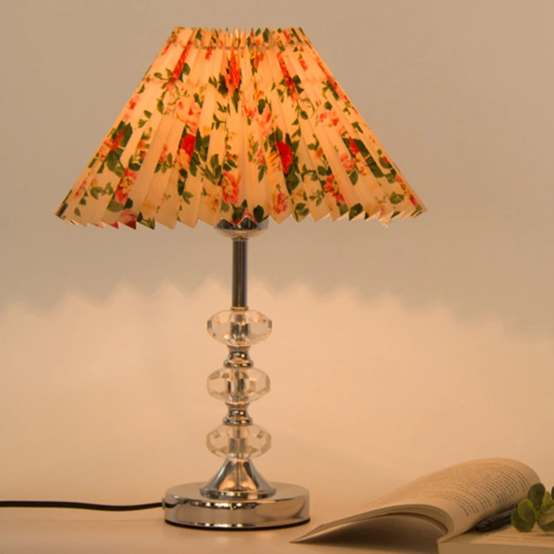 Pleated Lampshade E27 Light Cover Japanese Style Fabric Table Lamp Ceiling Decor AA