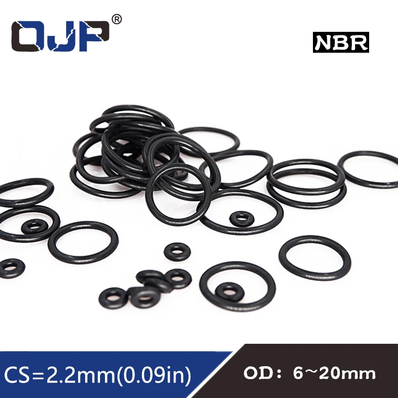 

Rubber Ring NBR Sealing O-Ring CS2.2mm Thickness OD6/7/8/9/10/11/12/13/14/15/16/17/18mm O Ring Seal Gasket Washer