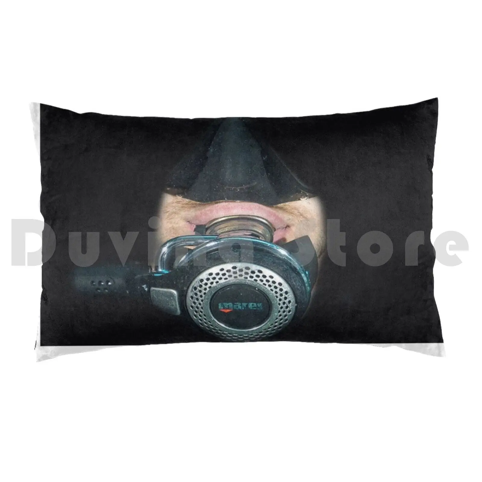 Diver Regulator Pillow case 1358 Diver Mens Regulator Ocean Oxygen Mouth Breath