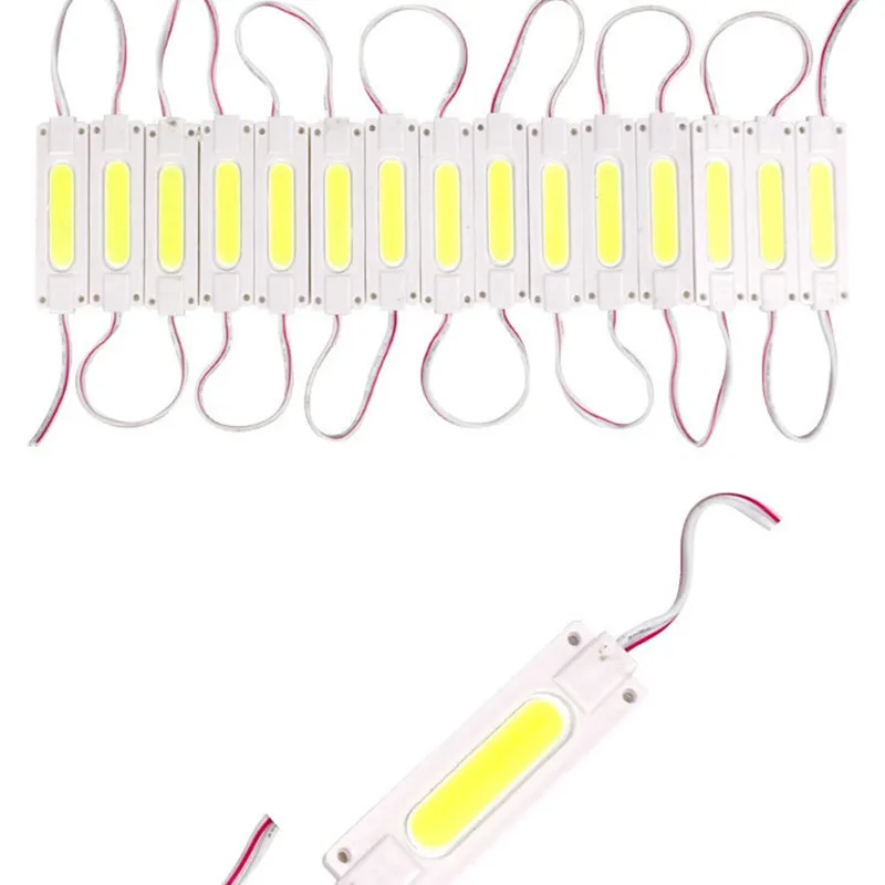 LED-Modul 12V Cob Licht Werbung Design Zeichen Hintergrund beleuchtung Shop Banner wasserdicht IP65 weiß rot grün blau gelb rosa 10 stücke – Detail 1