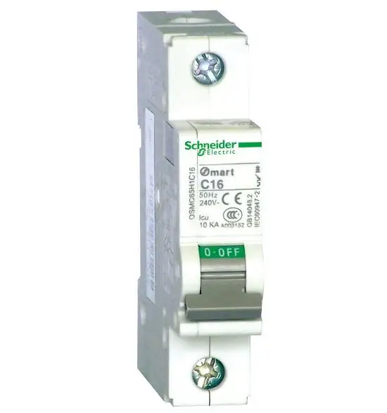 

OSMC65H-C2A/1P OSMC65H1C2 OSMC65H miniature circuit breaker 1P | 2A | C | 10KA