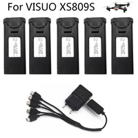 3.7V 1800mah lipo battery with charger for TIANQU VISUO xs812 XS809s RC drones Quadcopter Spare Parts Accessories 3.7 V Battery