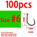 100pcs size 6