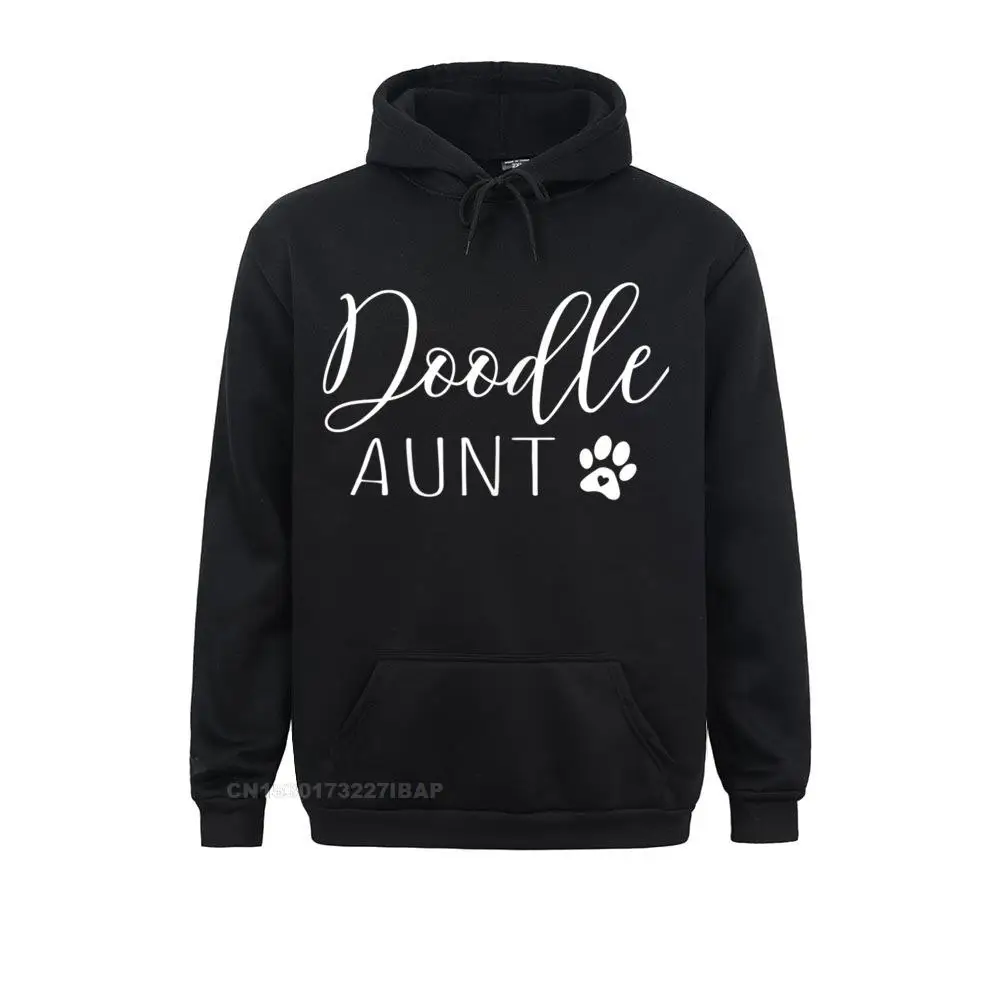 Womens Doodle Aunt Dog Auntie Golden Goldendoodle Labradoodle Hoodie Printed On Men's Sweatshirts Coupons Hoodies Cosie Clothes