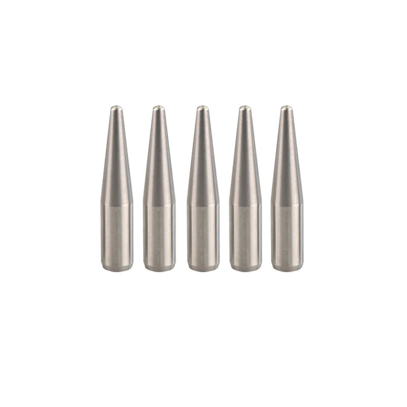 12pcs Archery Parts Arrow Head ID8mm Stainless Steel Target Point Arrowhead Fit 8mm Bamboo Wood Arrow Shaft Shooting Accessories