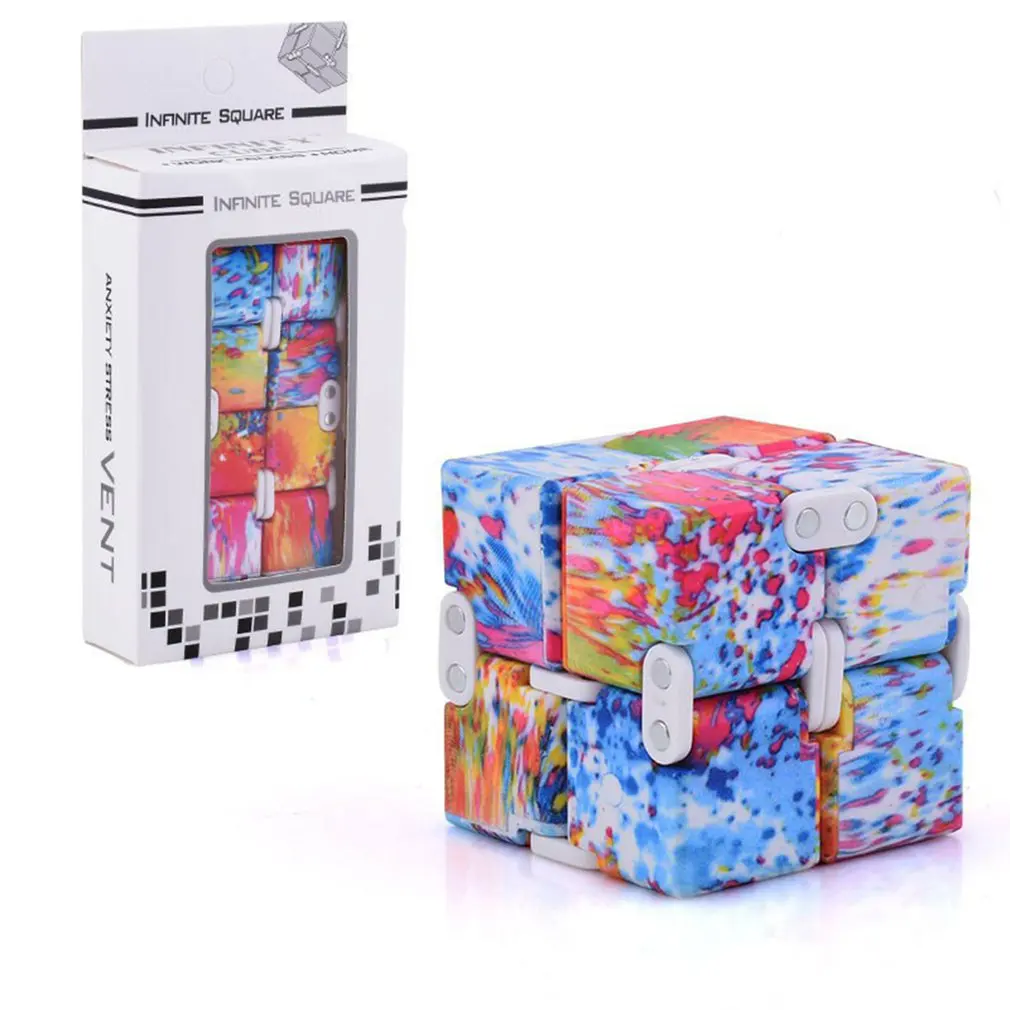 Hot Magic Cube Toy Decompression Toy Fidget Toy Office Flip Cubic Puzzle Ball Decompression Reliever Autism Toys For Adults Kids