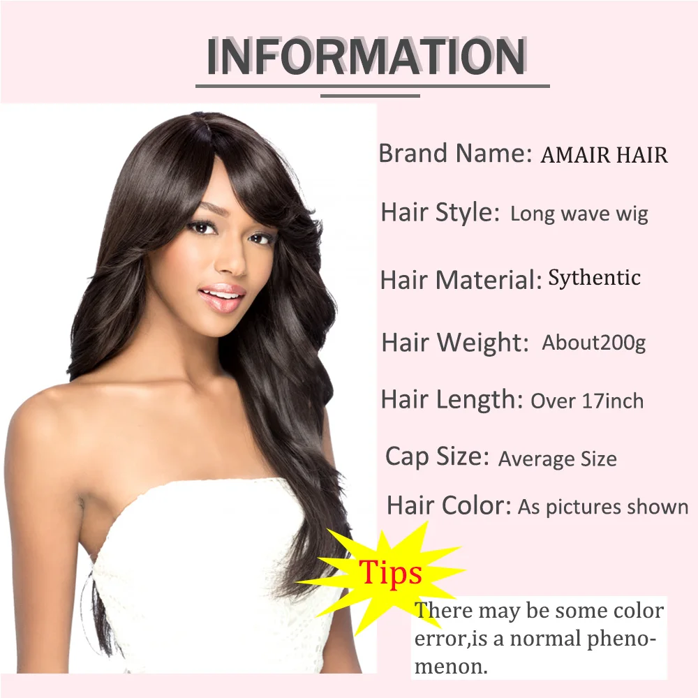 Synthetic Long Wig Layered Straight With Swept Bangs Black Curly Wigs Cosplay Body Wave wig for Women Fake Hair Ombre Blonde Wig