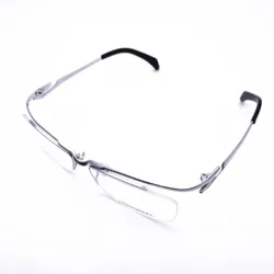 Belight Optical Japan Sharp Design Business Titanium Half Rimless Frame uomo occhiali da vista occhiali da vista TI8037