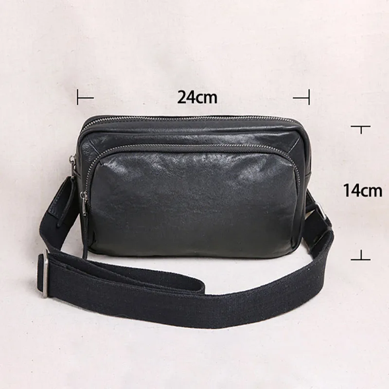 Imagem -06 - Aetoo Bolsa de Couro Masculina Mini Bolsa de Ombro com Uma Alça Couro com Cabeça Fina Bolsa de Mão Tendência Masculina