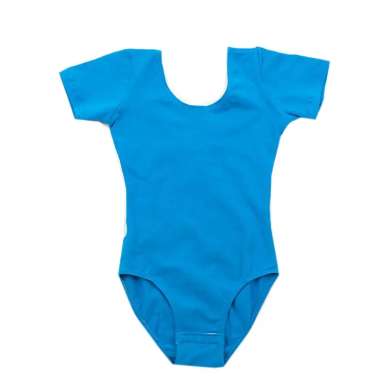 Giá Rẻ Nữ Đội Cơ Bản Nữ Tay Ngắn Leotard Váy Múa Quần Áo Thể Dục Dụng Cụ Phù Hợp Với Màu Hồng Đen Xanh Hoàng Gia 110-170Cm miễn Phí Vận Chuyển