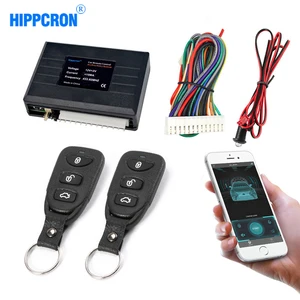 Universal car alarm systems, central kit self, door lock, keyless app, remote control, input system, center lock 12 Main Sales Control Volvo Alarm - №4