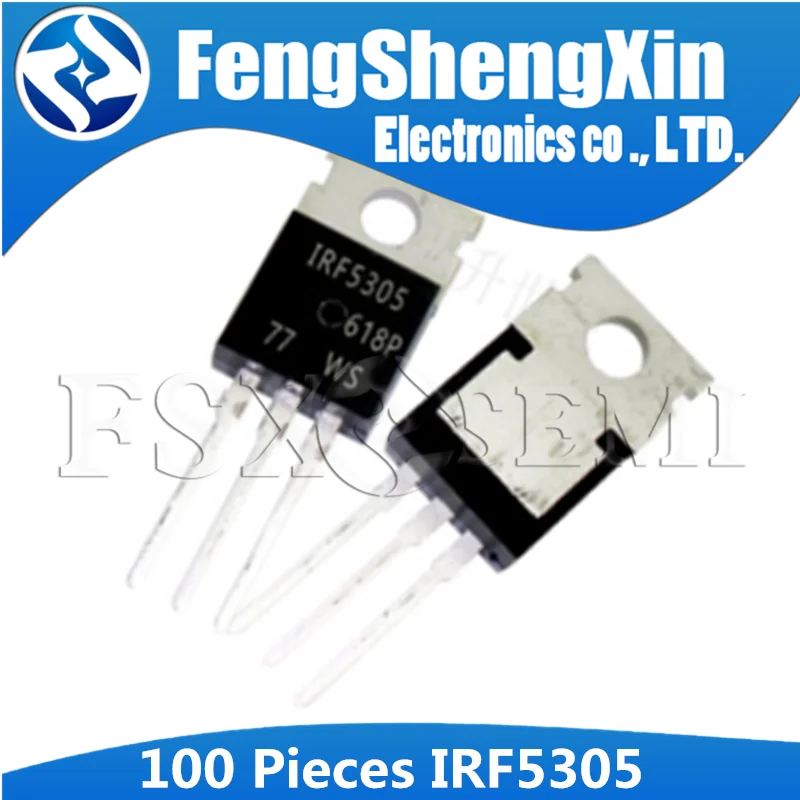 100pcs/lot IRF5305PBF IRF5305 IRF5305N TO-220 HEXFET Power MOSFET