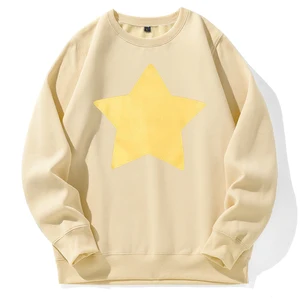 Trang phục thể thao với bản in ngôi sao nam, quần áo đào tạo Harajuku, với mũ trùm đầu, thương hiệu K-pop, in, thời trang, 2024 8 Bán hàng chính Casaco Steven Universe - №4