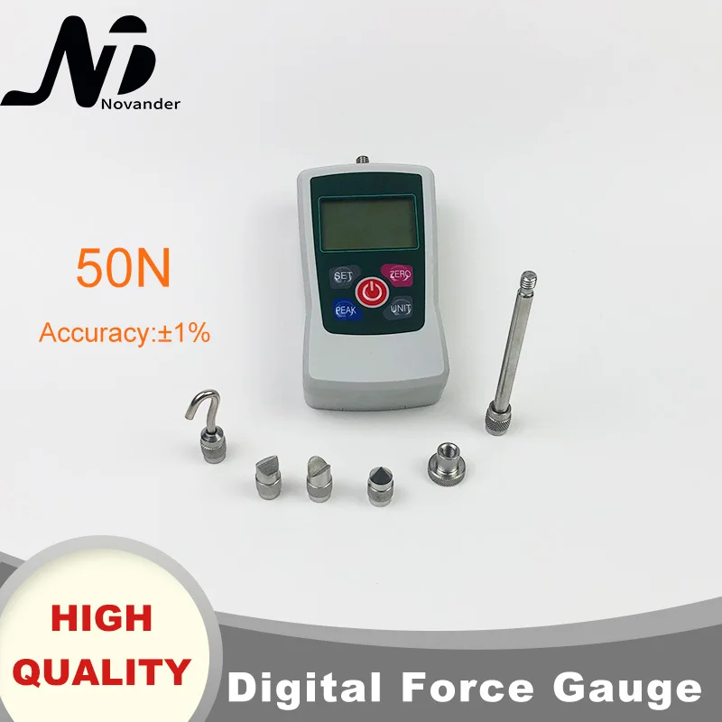 

Free Shipping Digital Force Meter Portable Push and Pull Tester Meter Digital Force Gauge 50N/5kg/11lb