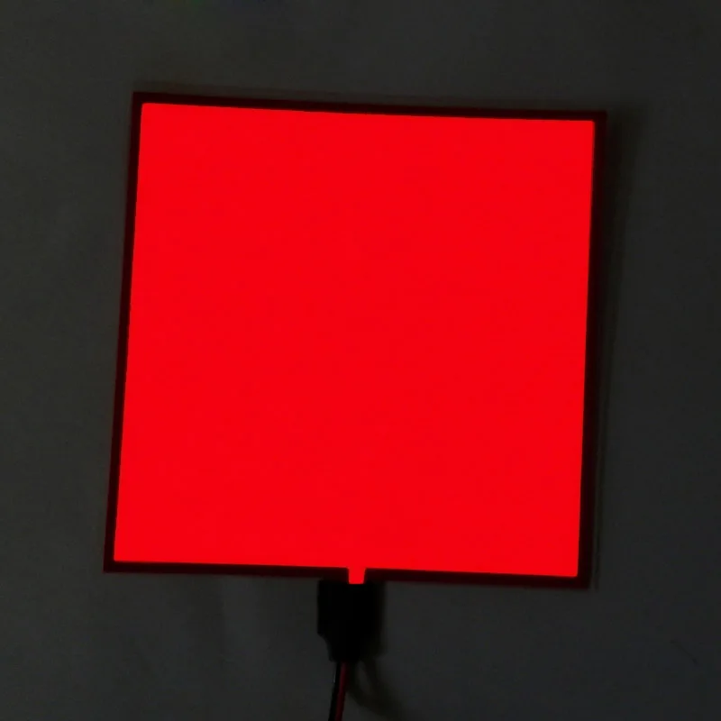 El Panel 10X10CM Met DC12V Inverter 7 Kleuren Voor Optie Diy Light Panel