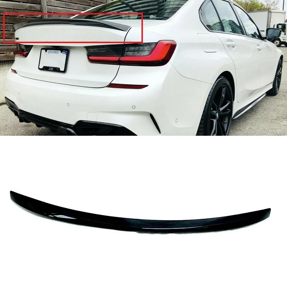 

Car Glossy Black Rear Boot Spoiler Parts For BMW 3 SERIES G20 G28 2019-IN M SPORT PERFORMANCE STYLE