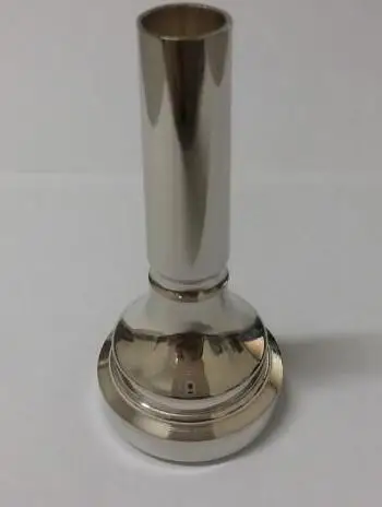 1PCS Euphonium mouthpieces, Flat 4 key tuba on the mouth Silver plating on the tuba mouthpieces