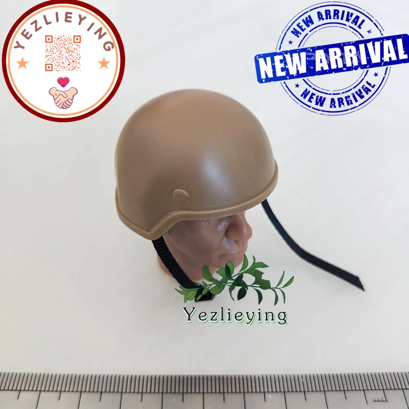 1/6 Scale WWII U.S. Army PVC Helmet Model Sand Bulletproof Helmet For 12-inch Soldier Action Figure Head Sculpture Body Access