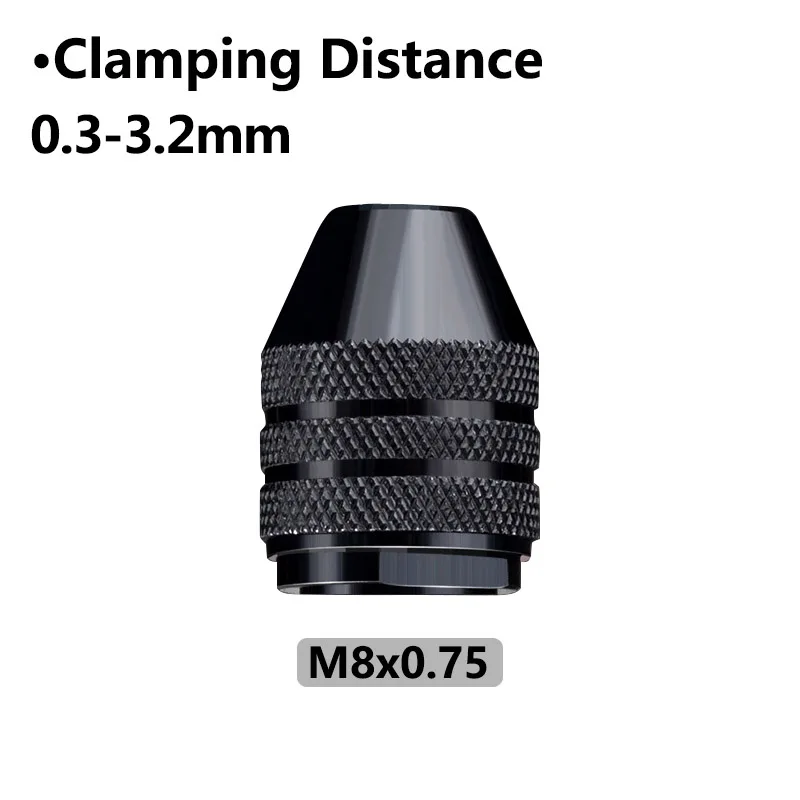 XCAN Keyless Bohrfutter M7 M8 0,3-3,2mm Auswirkungen Fahrer Adapter Bohrer Werkzeug Schnell Ändern Konverter Adapter für Dreh Werkzeug