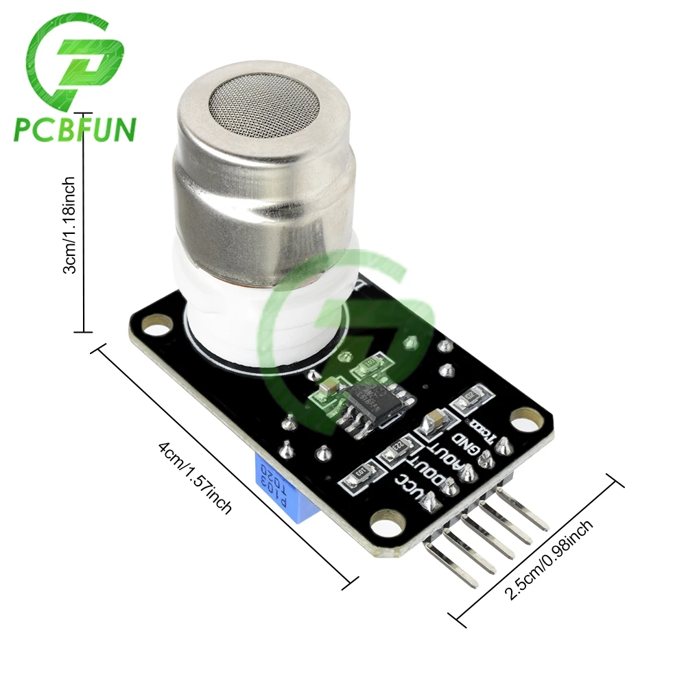 

DC 6V MG811 CO2 Carbon Dioxide Gas Sensor Module Detector with Analog Signal Output LM393 Carbon Dioxide Gas Sensing Probe