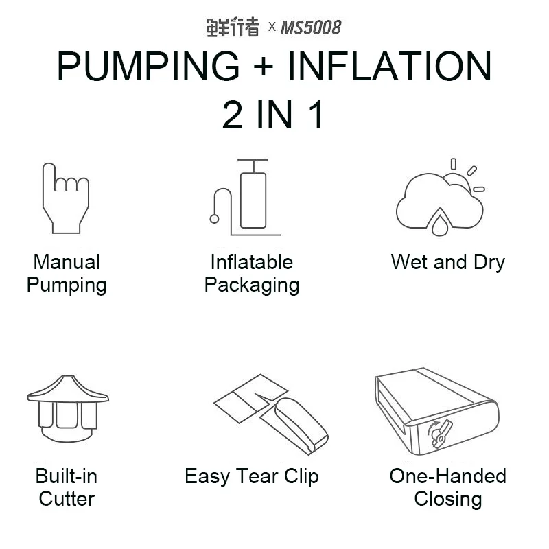 Segel Ajaib MS5008 Penyegel Makanan Vakum Basah Mesin Penyegel Vakum Terbaik Mesin Penyegel Vakum Makanan Rumah Profesional