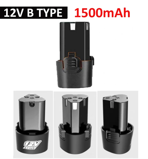 12V 18650 Lithium Li-ion Battery For Electric Cordless Screwdriver Electric Drill Battery Power Tools Battery 3.7V