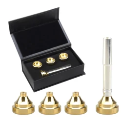 Brass Gold Silver Plated Trumpet Mouthpiece 7C 5C 3C 1-1/2C Trumpet Part