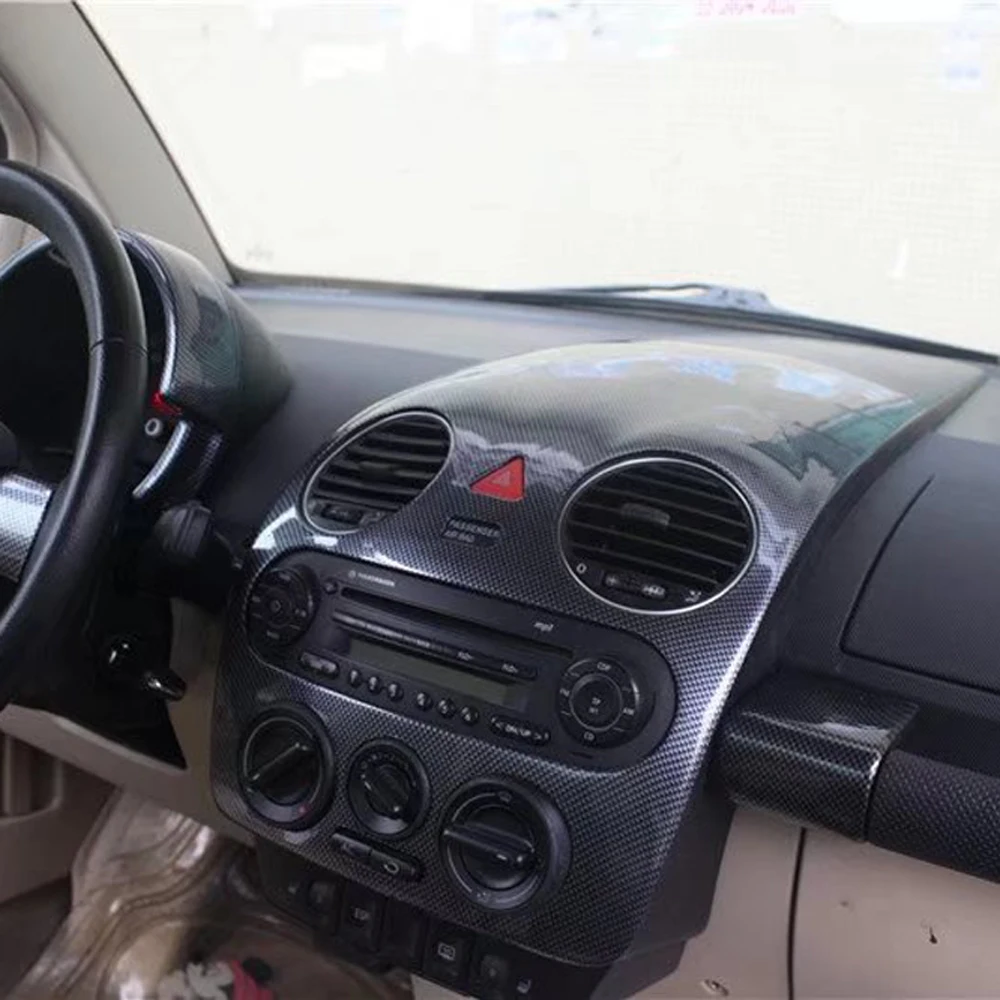 

Car Accessories For VW Volkswagen Beetle 2003 2004 2005 2006 2007 2008 2009 2010 Interior Dashboard Decoration Cover Trim 1pcs