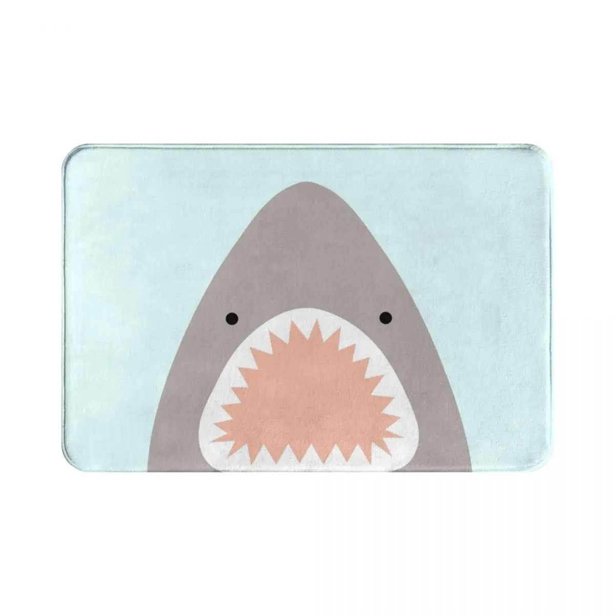 Shark Attack Polyester Doormat Rug carpet Mat Footpad Non-slip dust-proo Absorbent Mat Entrance Kitchen Bedroom balcony toilet