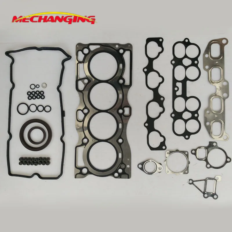 QR25DE QR25 FOR NISSAN X-TRAIL (T30) ALTIMA 2.5L Full Set Engine Rebuild Kits Engine Gasket 10101-AE226 50240800 Mechanging