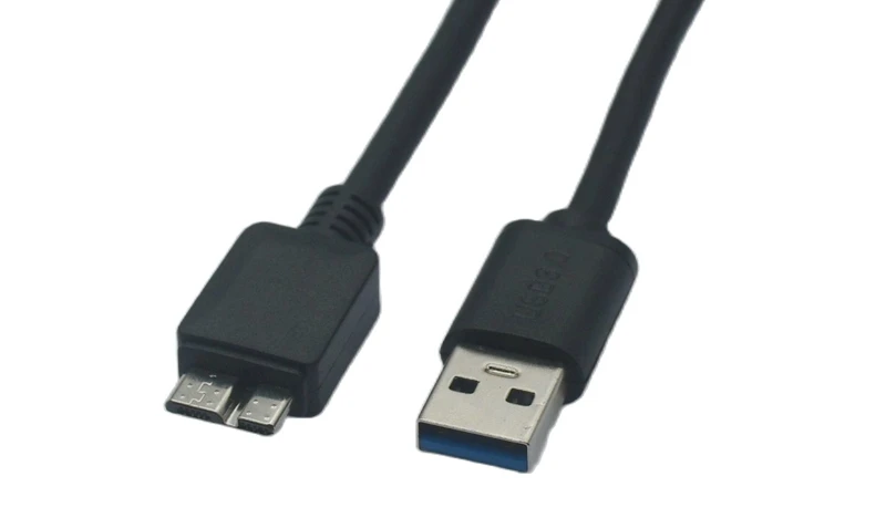 10cm Micro B USB C 3.0 to Type-C to USB 3.0 Micro B Cable Connector 5Gbps External Hard Drive Disk Cable for Hard Drive Computer