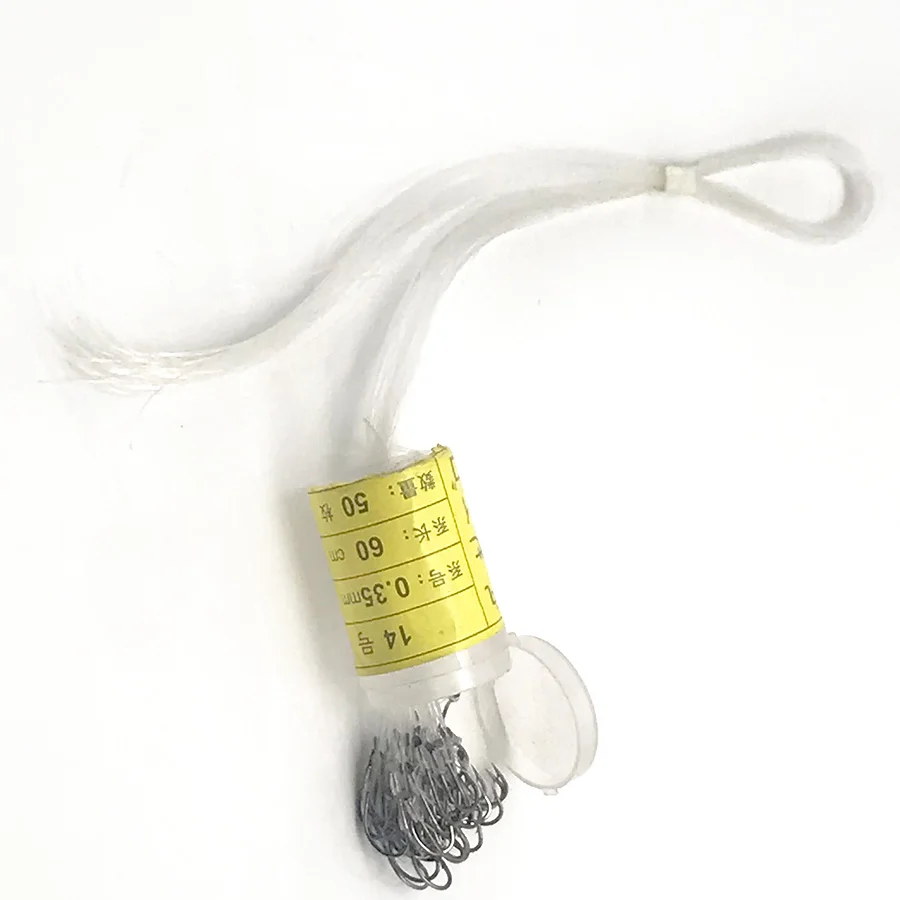 50Pc Roll Feeder Fishhook Stainless/Carp/Fish/Jig Hook Link Carbon Steel Fly Tying Fishing Hooks Lead Head Wire Line Tied Bait