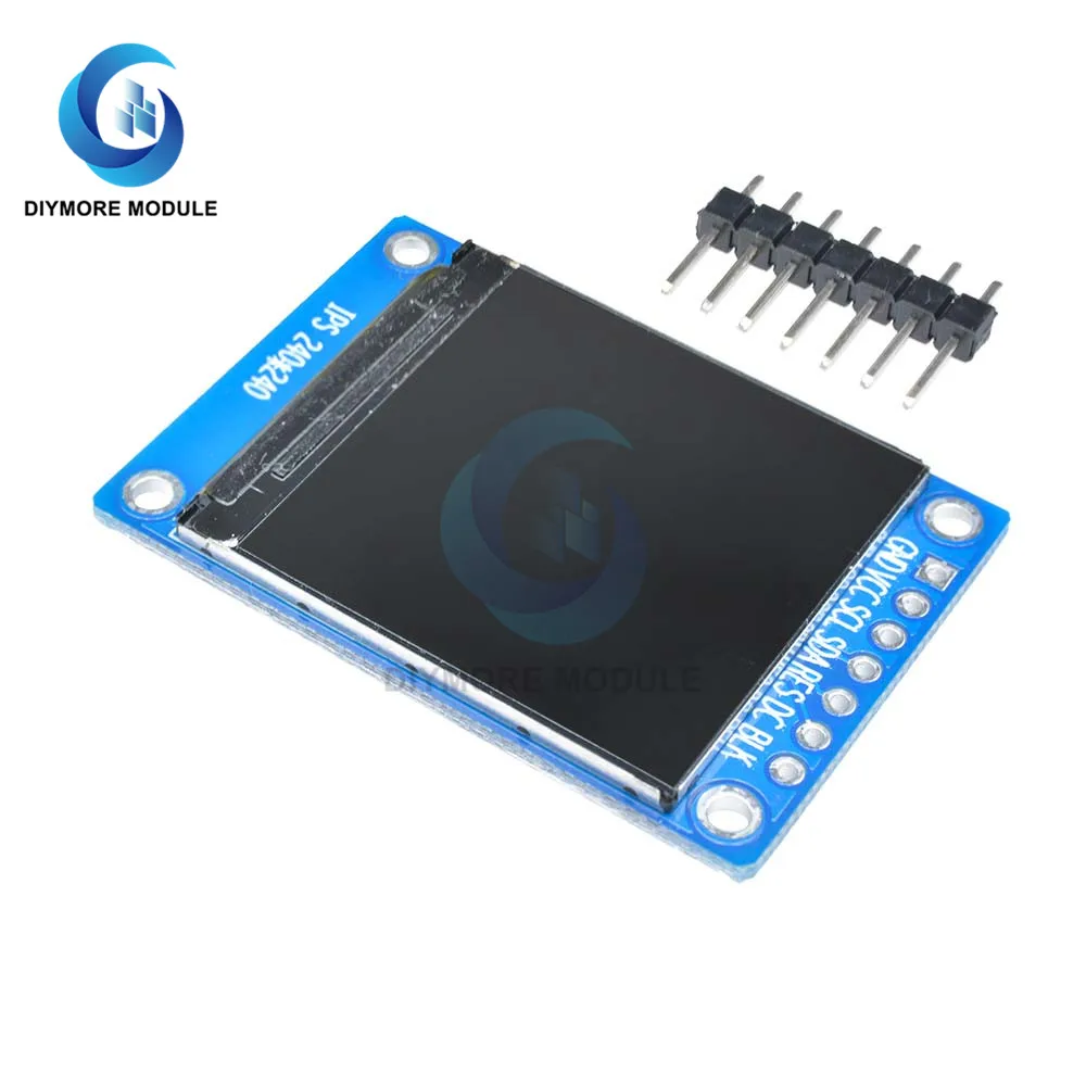 1.3 inch IPS LCD Screen Module HD TFT ST7789 Drive 240*240 SPI Interface Communication Full Color OLED Display for Raspberry Pi