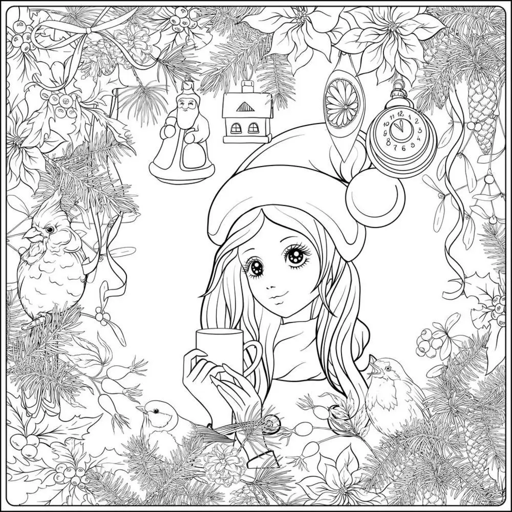 DABOXIBO Christmas Girl Clear Stamps Mold For DIY Scrapbooking Cards Making Decorate Crafts 2020 NEW Arrival