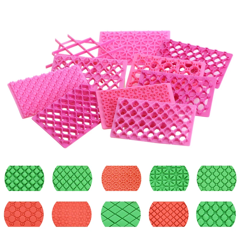 Cake gummy quyi printing mold butterfly lattice hollow embossing mold cake border making mold cake decoration accessories13*7cm