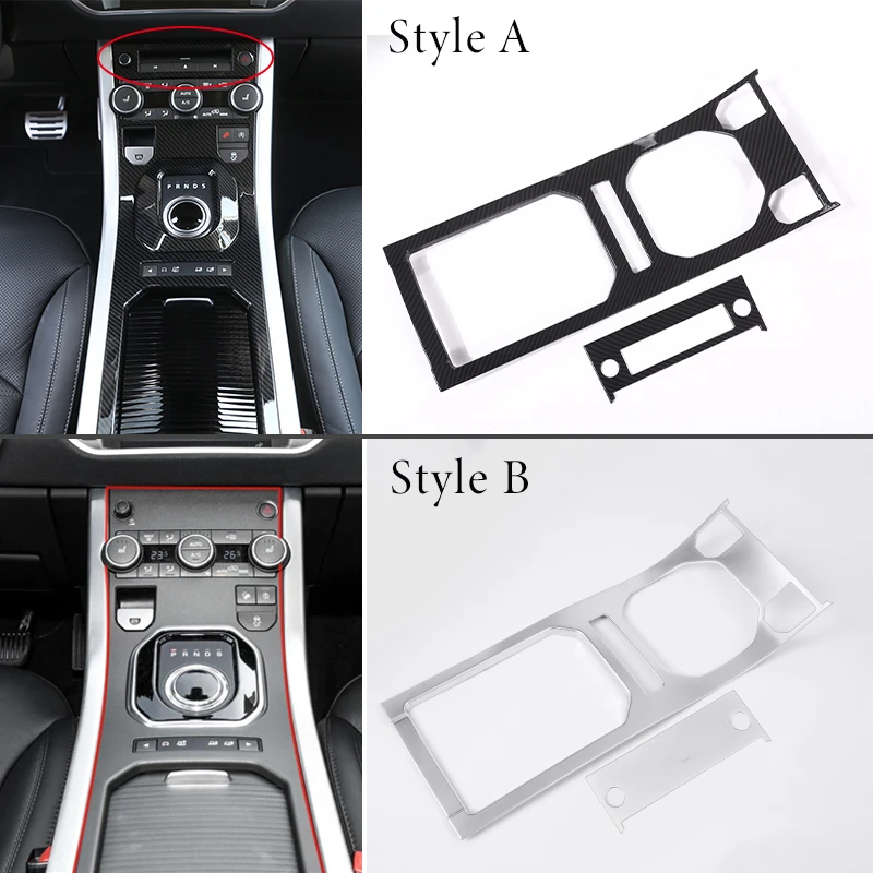 

Car Center Console Gear Shift Panel Frame Decoration Cover Trim For Land Rover Range Rover Evoque 2012-2018 Interior Accessories