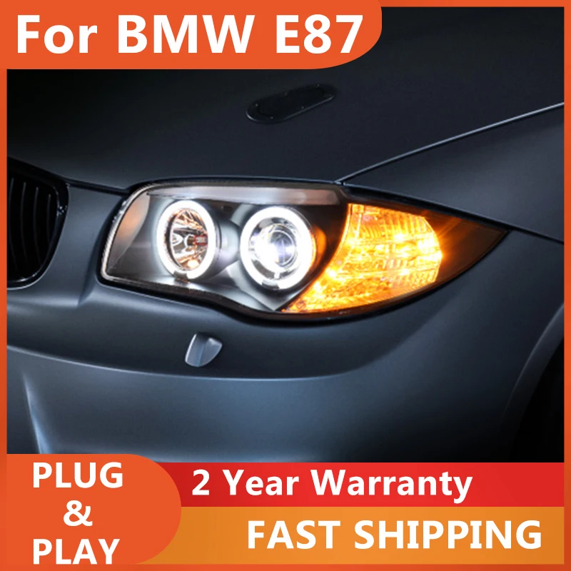 

Автомобильные аксессуары для фар BMW E87 2004-2011: фары E87 120i 130i с ДХО, указателями поворота, ближним и дальним светом, линзами-проекторами
