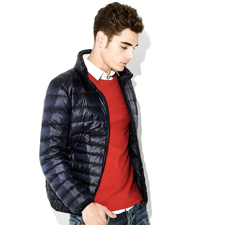 

MRMT 2024 Brand Winter New Men's Jackets Light Down Short Young for Male Vertical Collar Large Size Down Jacket Clothing