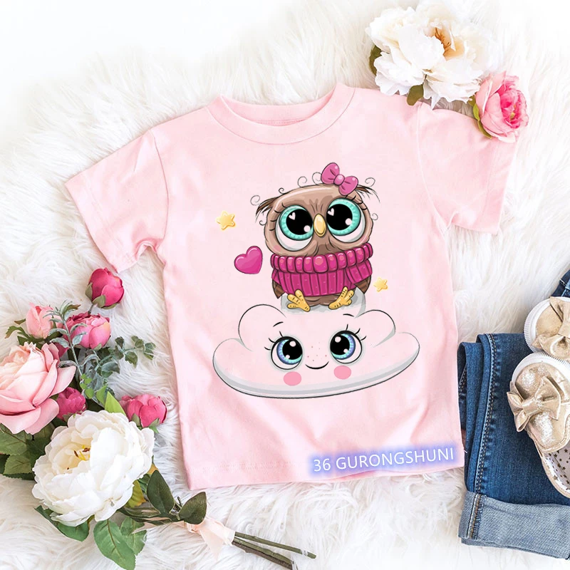 Novelty design girls t-shirt cute girl ballet dance print children's tshirt fashion tees summer girls t shirt Camisole pink top