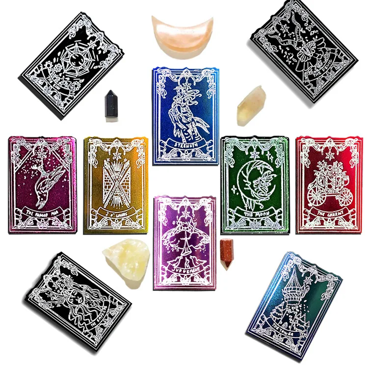 Tarot Card Resin Mold Silicone Mold for Resin Casting Epoxy Molds for DIY Personalized Tarots Card Games Resin Jewelry