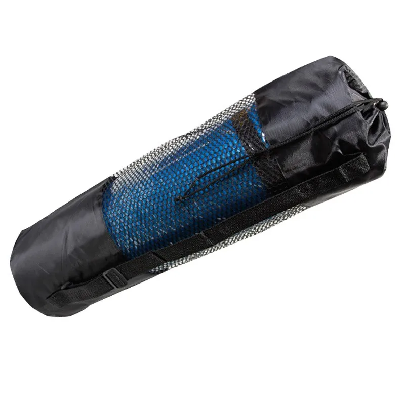 Lezyan المحمولة الرباط اليوغا حصيرة شبكة حقيبة