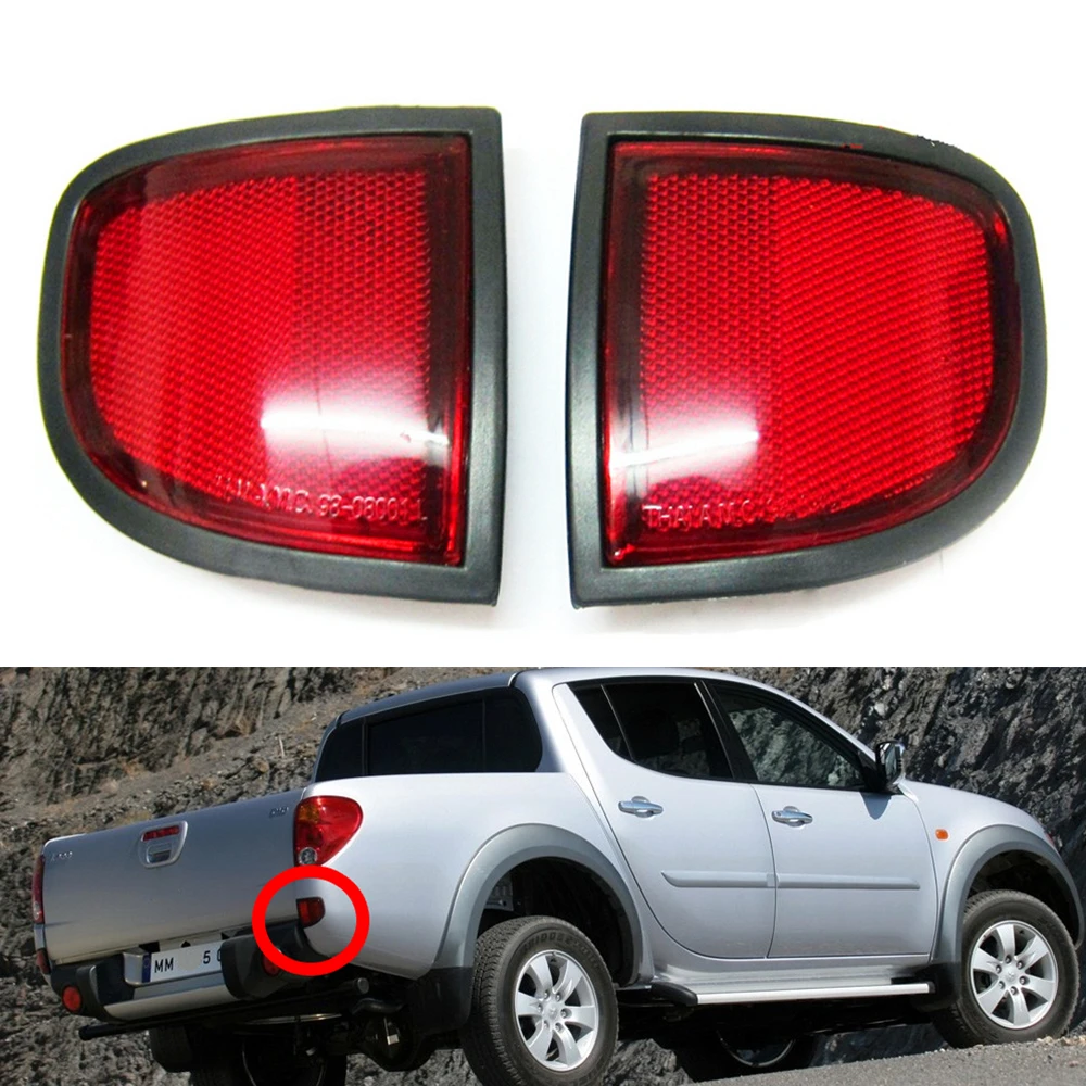 

Отражатель заднего бампера для MITSUBISHI L200 Pickup 2005-2014 для TRITON 2007, красный, правый, левый