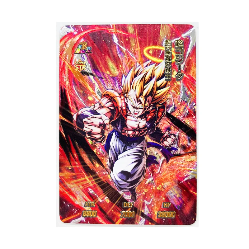 9pcs/set Dragon Z GT Rough Flash No.2 Gilding Super Saiyan Heroes Battle Card Ultra Instinct Goku Vegeta Game Collection Cards