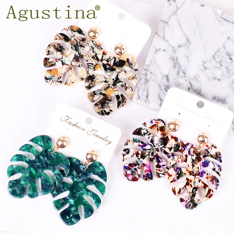 Leaf Earrings Fashi…