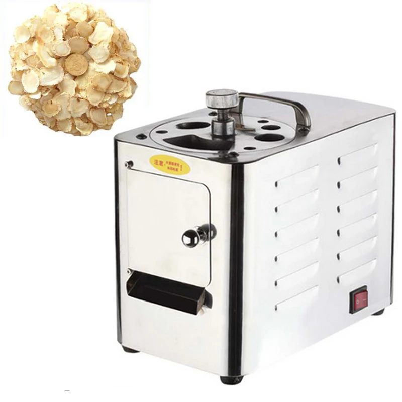 Electric Slicer Consumer And Commercial Ginseng  Gastrodia Sanqi Chinese Herbal Medicine Cutting Equipment Household Appliances